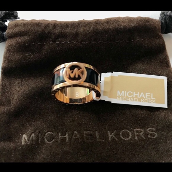 Authentic Michael Kors Rose Gold Ring Sz:8 NWT - Picture 2 of 5